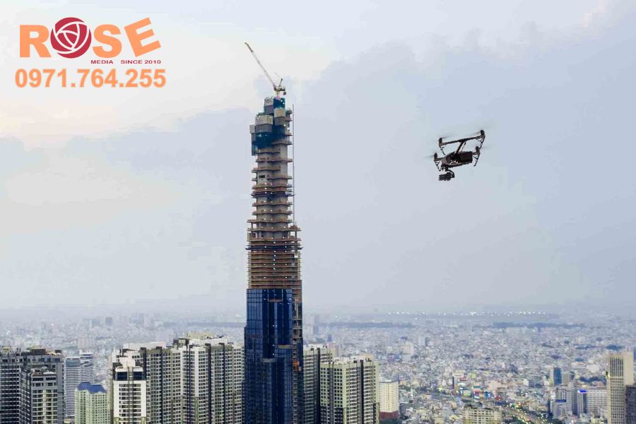 Hình ảnh quay phim doanh nghiệp bằng flycam hiện đại