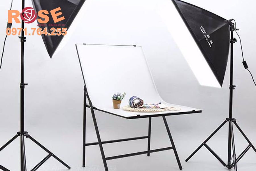 Hình ảnh thực tế tại studio chụp ảnh sản phẩm chuyên nghiệp