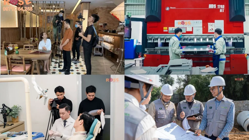 Một vài dự án mà Rose media đã thực hiện