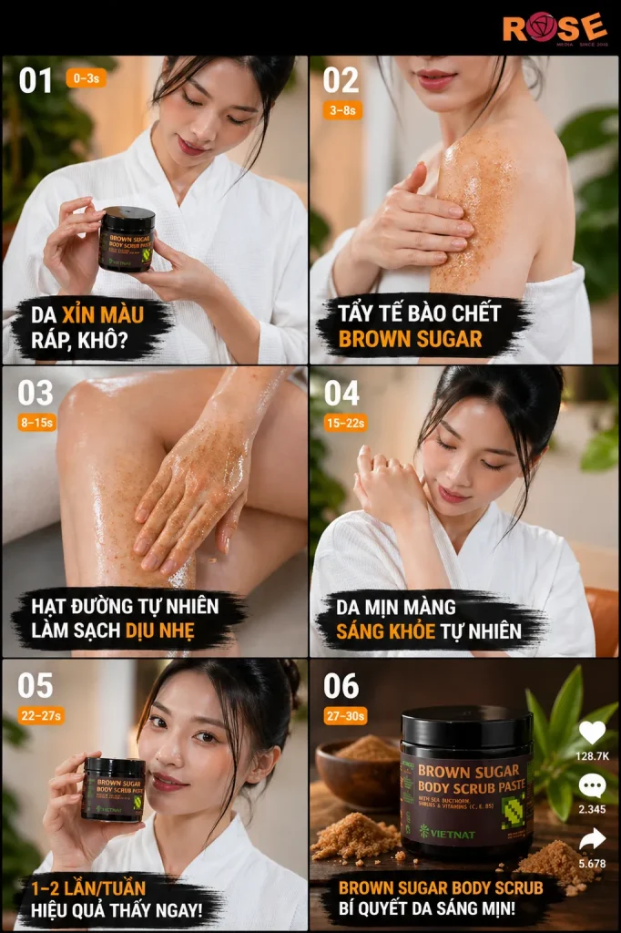 Storytelling trong TVC TikTok cần ngắn gọn: vấn đề – giải pháp – kêu gọi hành động
