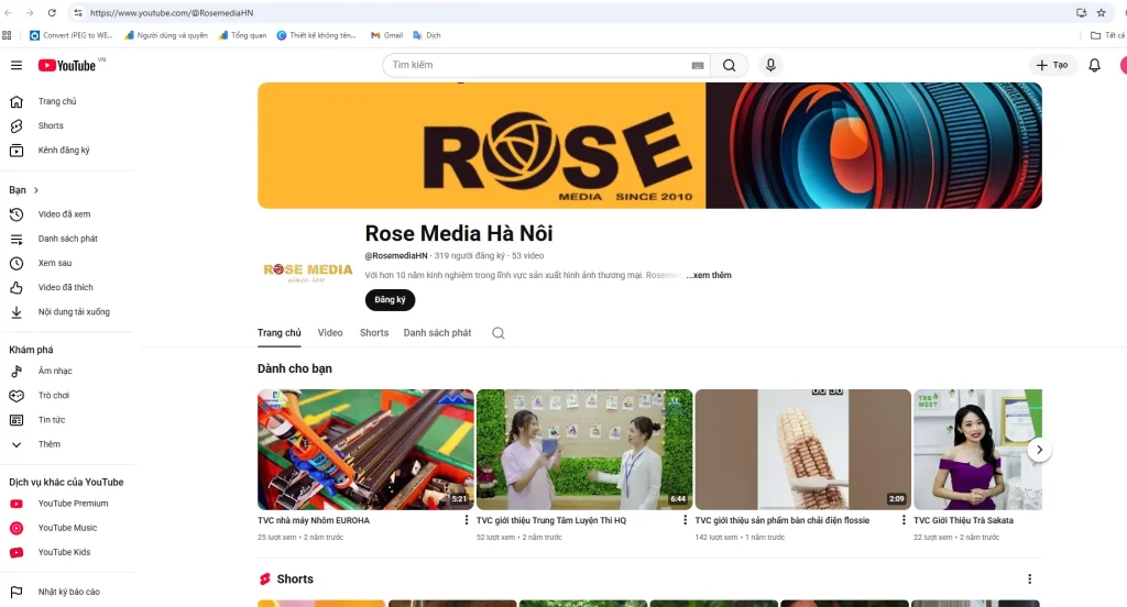 Rose Media – đơn vị chụp profile doanh nghiệp chuyên nghiệp, giàu kinh nghiệm.